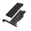 GRAUGEAR G-M2PCI01 vidinis M.2 adapteris PCIe vyriškas juodas 128 mm