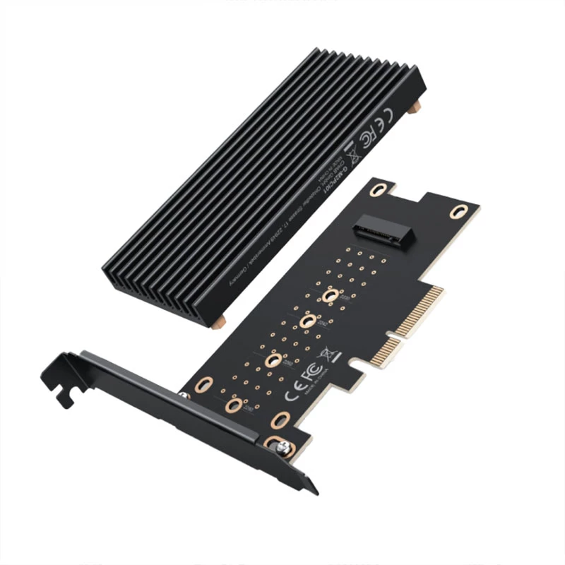 GRAUGEAR G-M2PCI01 vidinis M.2 adapteris PCIe vyriškas juodas 128 mm