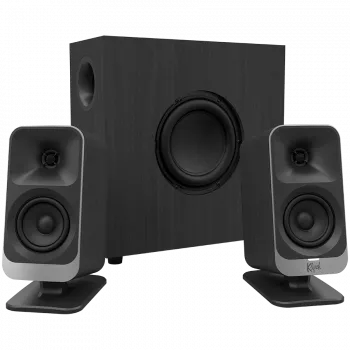 Garsiakalbiai KLIPSCH ProMedia Lumina Juoda — stalinė daugialypės terpės garsiakalbių sistema