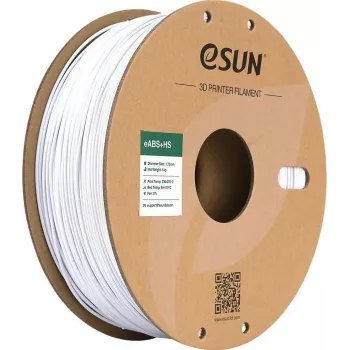 EABS 1,75mm ŠALTA BALTA 1kg ESUN 3D SIŪLAS (eABSP175CW1)