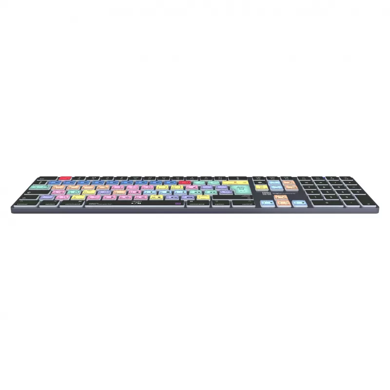 LogicKeyboard Titan DE Mac klaviatūra, skirta Adobe Premiere Pro CC — vokiškas išdėstymas