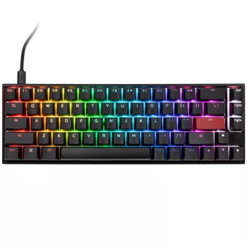 Ducky Mecha Pro SF klaviatūra, žaidimams, USB, JAV anglų k., juoda