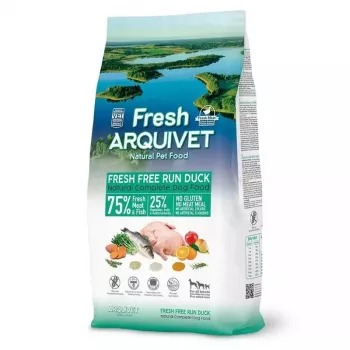 ARQUIVET Fresh Duck su vandenynų žuvimi - pusiau drėgnas šunų maistas - 2,5 kg