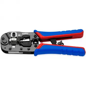 Knipex 97 51 13 kabelių užspaudiklis Užspaudimo įrankis Juoda, Mėlyna, Raudona