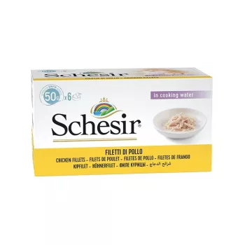 SCHESIR vištienos filė sultinyje - šlapias kačių ėdalas - 6x50g