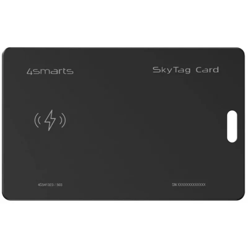 4smarts Standort-Finder SkyTag Card ReCharge, juoda