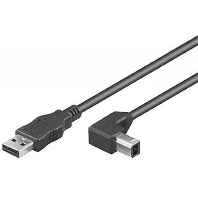 Microconnect USBAB1kampuotas USB laidas USB 2.0 1 m USB A USB B Juodas
