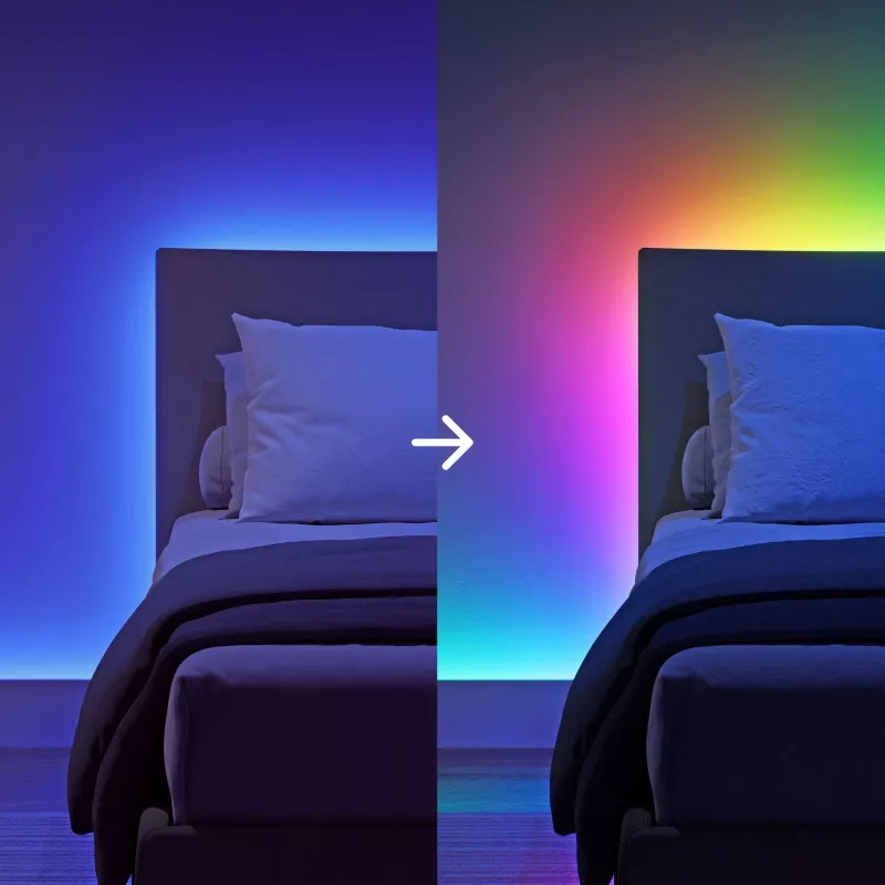 Sieninė LED juostelė Nanoleaf NF085K02-5ALS RGB spalvų kaita