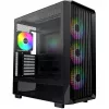 PC korpusas Montech X5 Midi Tower juodas ATX 3x140mm ventiliatoriai