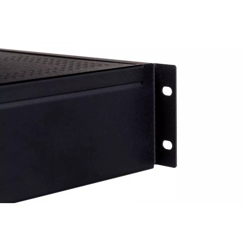 Į stovą montuojamas linijinės sąveikos UPS EVER ECO Pro 1200 AVR CDS, 1,2 kVA (650 W išvestis), 2U, 3× C13, USB-B, AVR, VRLA 12 V 5 Ah ×2