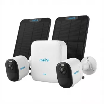 Stebėjimo rinkinys Reolink Hub 1 su 2x Argus B350 kameromis ir 2x saulės baterijomis