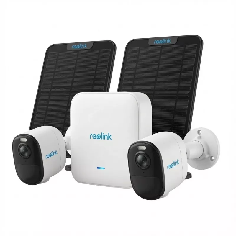Stebėjimo rinkinys Reolink Hub 1 su 2x Argus B350 kameromis ir 2x saulės baterijomis