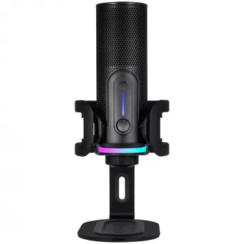 Streamplify MIC PRO USB mikrofonas su RGB apšvietimu, juodas SPMC-P3C327.11