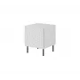 Naktinio staliuko rinkinys Cama Meble HOLE — 2 vnt., 44×40,5×53,5 cm, baltas matinis, MDF/medžio drožlių plokštė, 16 mm rėmas