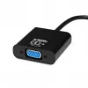 Vaizdo kabelio adapteris IBOX HDMI Type A kištukas į VGA D-Sub lizdą, 1080p, juodas, 105×25×20 mm
