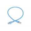 Tinklo kabelis Extralink LAN Patchcord Kat.6A RJ-45 Cat6a 0,5 m mėlynas