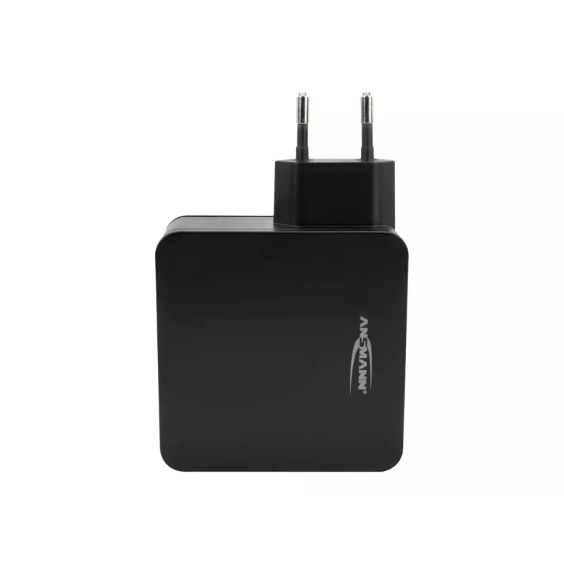 ANSMANN 247PD - Maitinimo blokas - 45 W - 4700 mA - PD, QC 3.0 - 2 išėjimo prievadai (USB, USB-C) - Juoda (1001-0095)