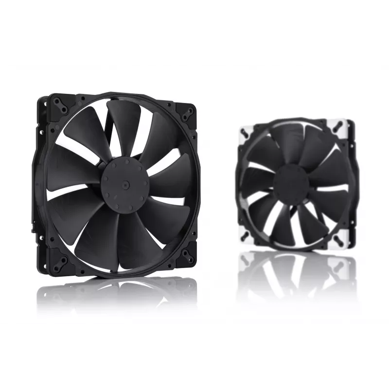 Noctua NF-A20 PWM CH.BK.S — 200 mm PWM kompiuterio korpuso ventiliatorius, 12 V, 350–800 aps./min., 146.9 m³/h, SSO guolis