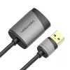 Vention USB išorinė garso plokštė 0,15 m pilka metalinė