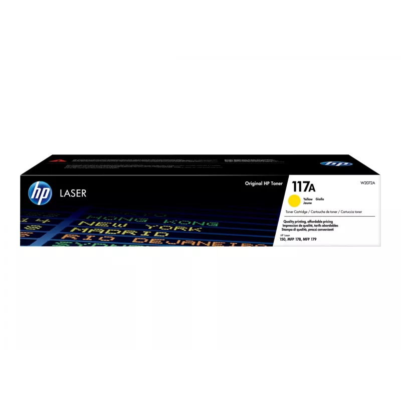 HP 117A Geltona Originali Laser tonerio kasetė