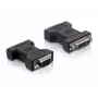 Delock - VGA adapteris - DVI-I (mot.) į HD-15 (VGA) (vyr.) - varžteliai (65017)