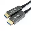 Unitek HDMI optinis kabelis C11072BK03-7M — 7 m, HDMI 2.0, 4K 60Hz, kištukas-kištukas, juodas