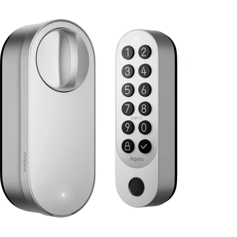 Aqara Smart Lock U200 Kit Sidabrinė, HomeKit, Thread