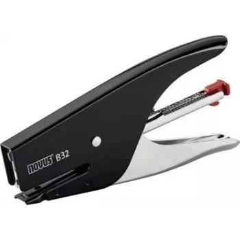 Stapler Dahle NOVUS B32 Standard clinch Juoda Pilka