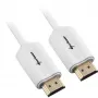 HDMI kištukas > HDMI kištukas (baltas, 1 metras, HDMI 4K)
