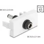 DELOCK DC maitinimo adapteris Easy 45 modulis 5,5 x 2,1 mm į 5,5 x 2,5 mm