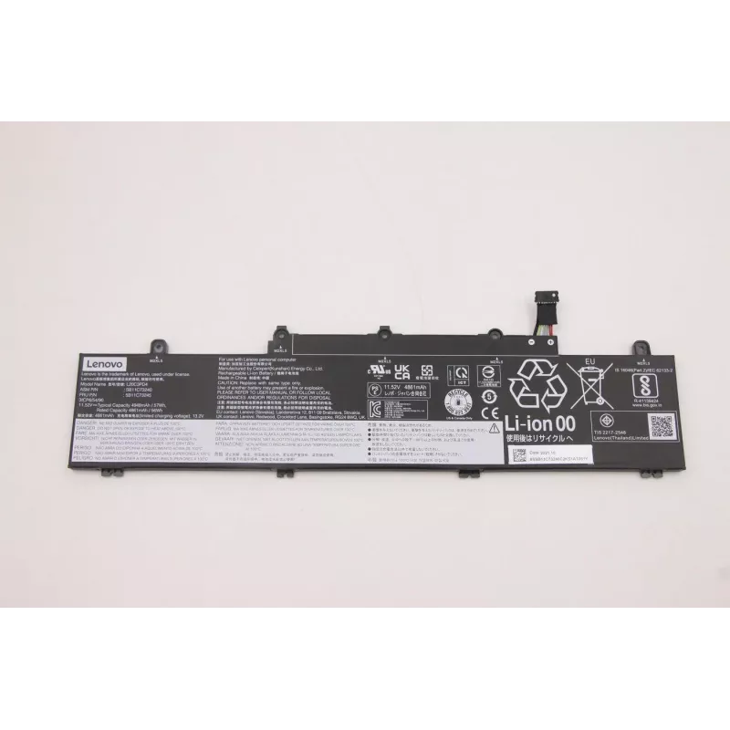 Baterija, skirta Lenovo E14/E15 CP/B L20C3PD4 11,52 V 57 Wh 3 celių