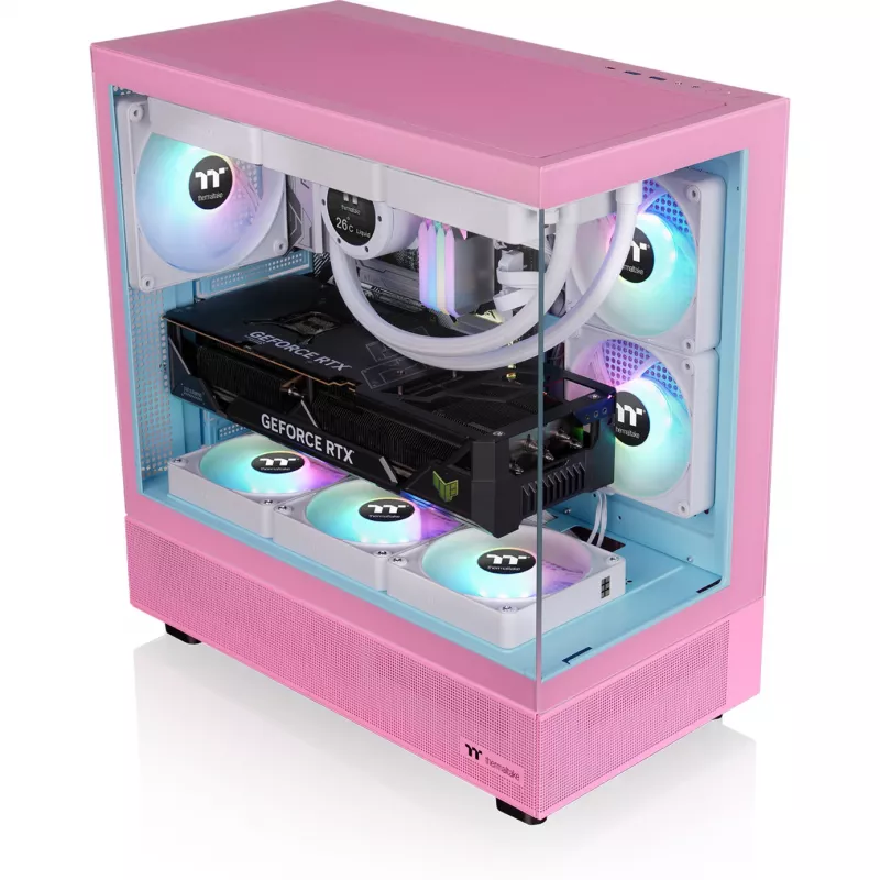 Thermaltake View 270 Plus TG ARGB Bubble Pink - korpusas - ATX - Midi / Mini Tower - ATX