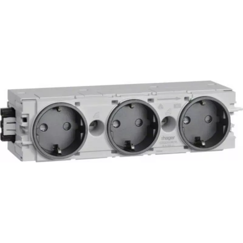 Hager GS30009011 Kištukinis lizdas grafitas (GS30009011)