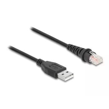 DeLOCK RJ50 į USB 2.0 Type-A brūkšninių kodų skaitytuvo kabelis 2 m