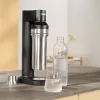 Gazuojantis butelis BRITA 118426 – 1 L stiklinis butelis su nerūdijančio plieno dangteliu, 287 mm aukštis, 2 vnt. pakuotėje