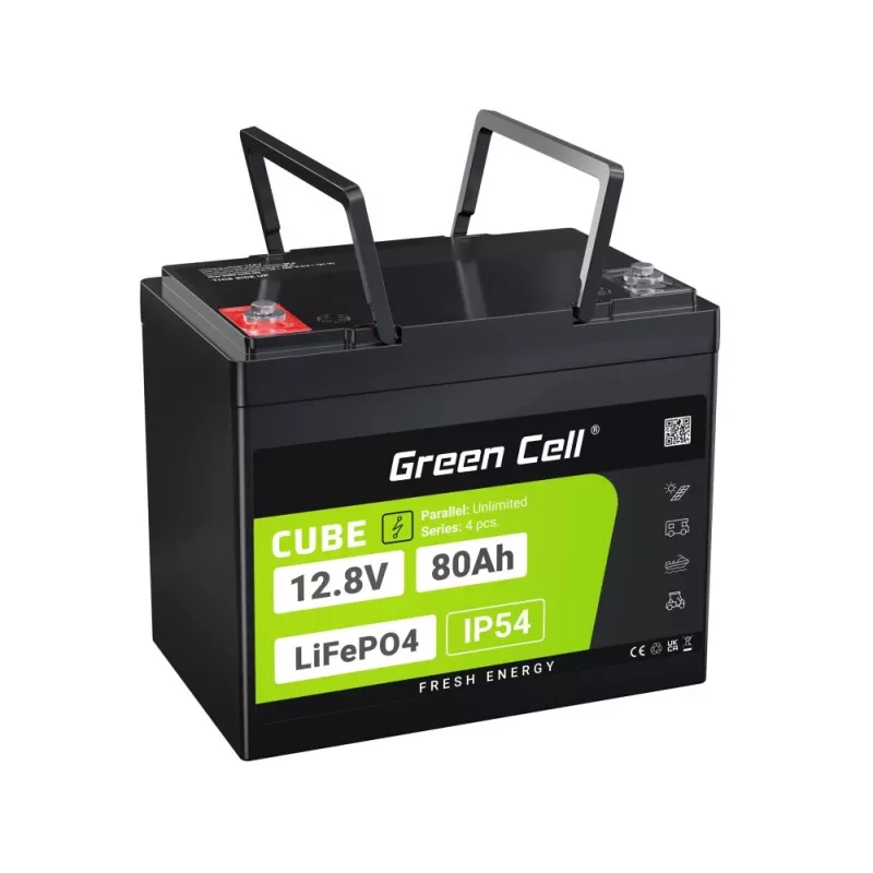 Green Cell LFPGC12V80AH UPS akumuliatorius Lithium Iron Phosphate (LiFePO4) 12.8 V