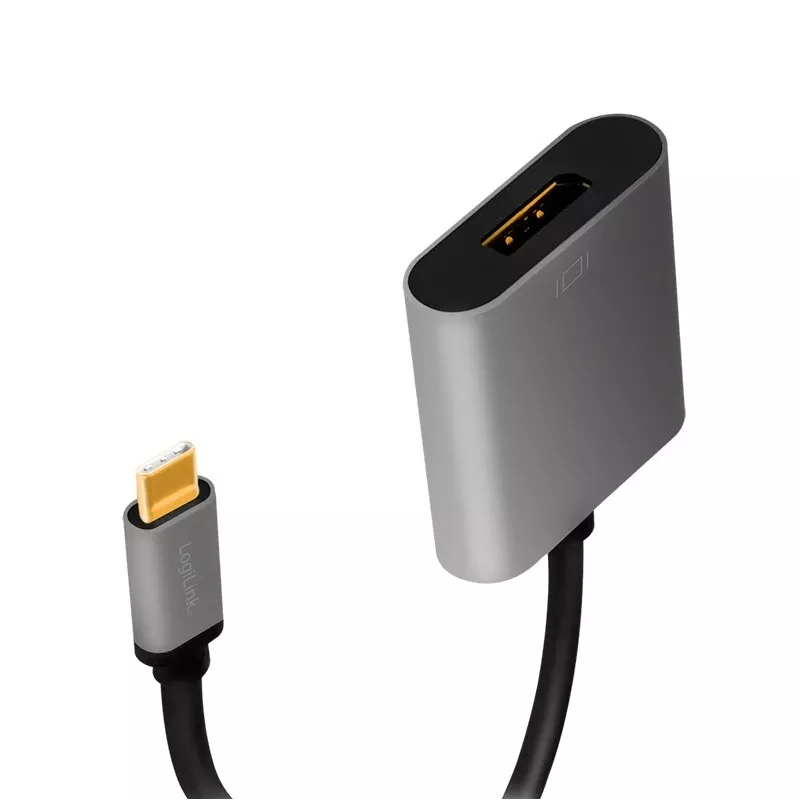 LogiLink CUA0102 USB 3.2 Gen1 Type-C į DisplayPort laidas 0,15 m juodas
