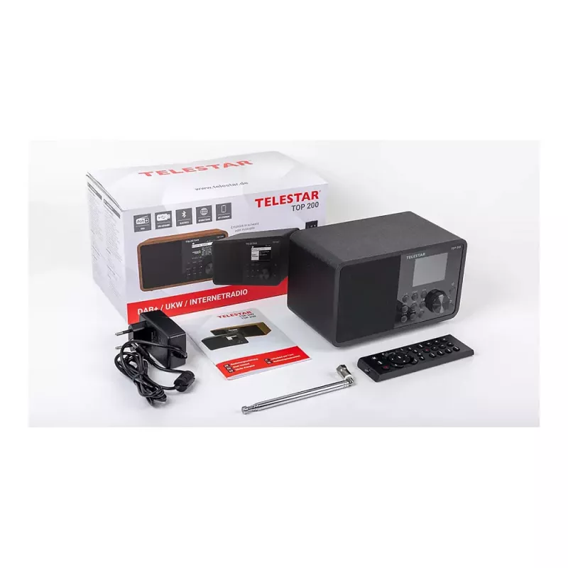 Telestar 5700200 Juoda