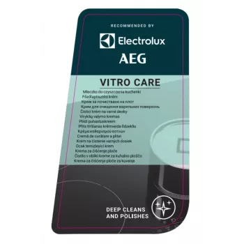 Kaitlenčių valymo kremas Electrolux Vitro Care 300 ml — kremas keraminėms ir indukcinėms kaitlentėms, buteliukas su dozatoriumi
