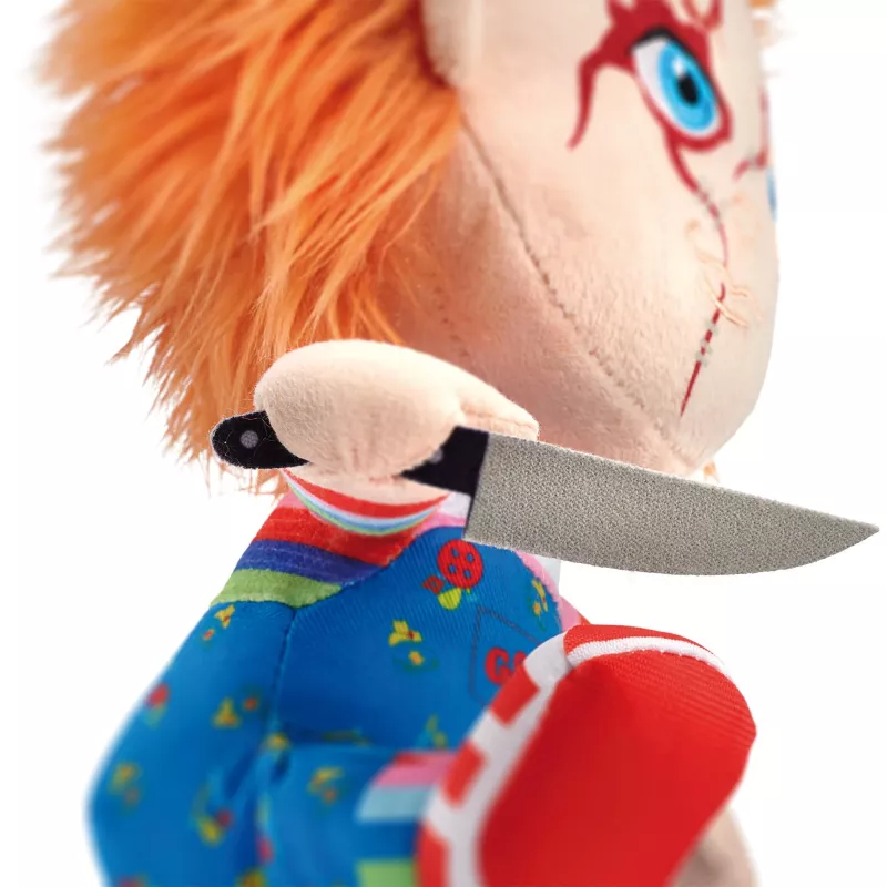 Minkštas pliušinis žaislas Chucky, Schmidt Spiele, modelis 42840, minkšta įdaryta personažo figūrėlė