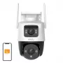 Imou Cruiser Dual Turret IP apsaugos kamera, lauko, 2304 x 1296 pikselių, montuojama ant lubų