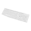 Pilno dydžio laidinė klaviatūra NATEC NAUTILUS NKL-1951, 105 klavišų, US International QWERTY, balta, USB, 1,8 m