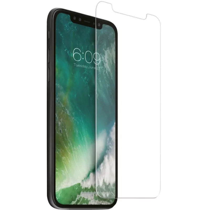 NEVOGLASS (skaidrus, iPhone 14 Pro Max, su EASY APP montavimo pagalba)