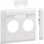 Hager dangtelio plokštė GB120219016 2-jų vietų BRA 120 mm hf v-balta (GB120219016)