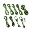 CableMod C-Series PRO ModMesh kabelių rinkinys Corsair AXi/HXi/RM (Geltona etiketė) - juoda/šviesiai žalia