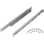 Stovo bėgelių rinkinys PowerWalker 10120531 — sidabrinis, plotis 550 mm, aukštis 140 mm, gylis 70 mm, palaiko stovo gylį 78–120 cm, svoris 3,1 kg