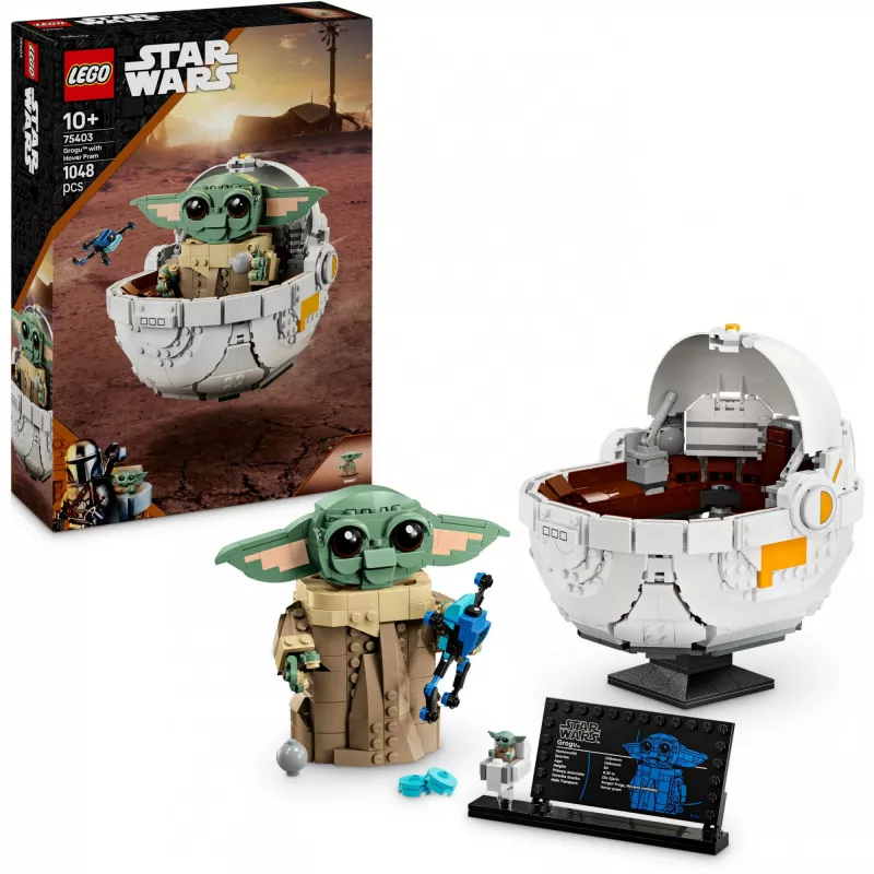 LEGO STAR WARS 75403 Grogu su levitaciniu vežimėliu