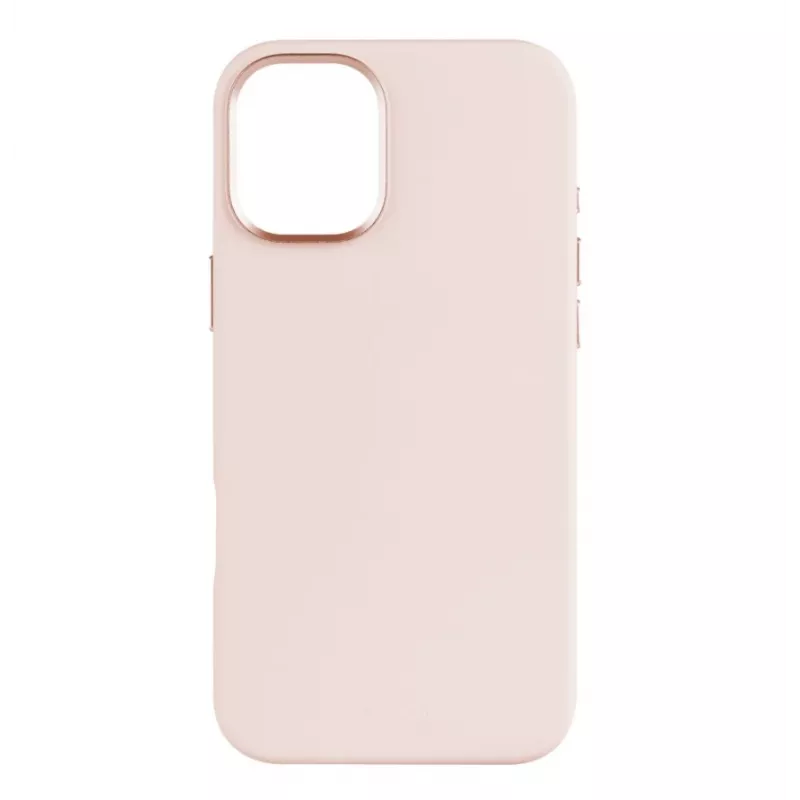 Fiksuotas MagFlow | Galinis dangtelis | Apple | iPhone 16 Plus | Skystas silikonas | Rožinė