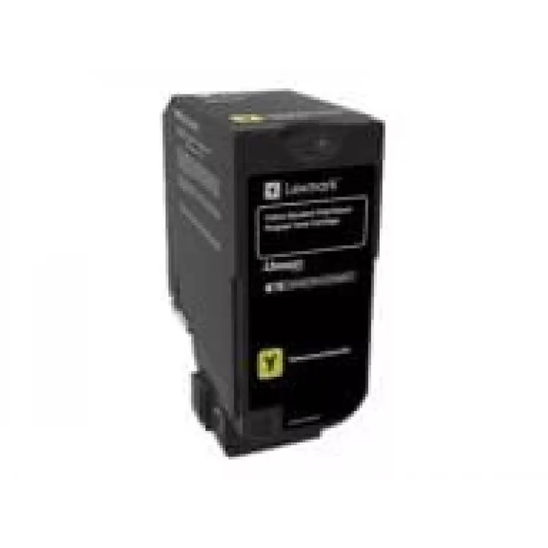 Lexmark 74C2SY0 spausdintuvo eksploatacinė medžiaga, geltona