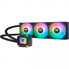 Skysčio aušinimo komplektas THERMALTAKE LA360 ARGB, 120 mm ventiliatoriai, 360 W TDP, juodas